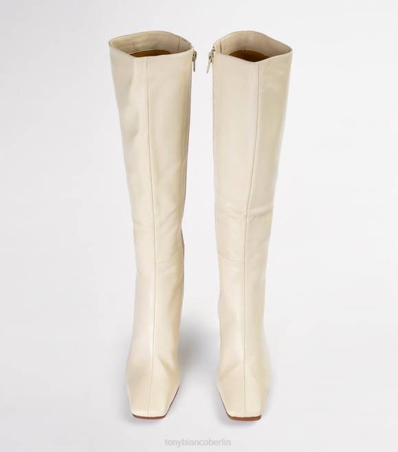 kniehohe Stiefel| de Tony Bianco Frauen Havanna-Kalbsstiefel Vanillenappa 4624455